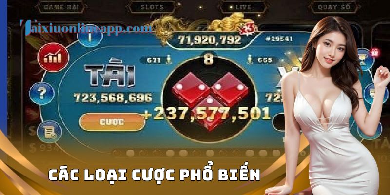 Các loại cược phổ biến