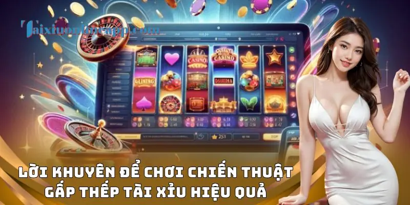 Lời khuyên để chơi chiến thuật gấp thếp tài xỉu hiệu quả
