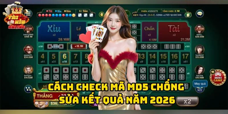 Cách Check Mã MD5 Chống Sửa Kết Quả năm 2026