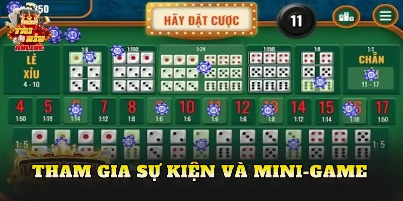 Tham gia sự kiện và mini-game