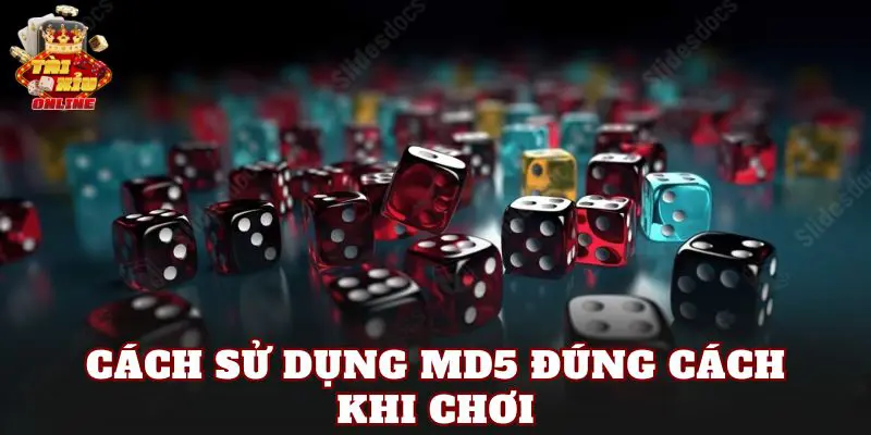 Cách sử dụng MD5 đúng cách khi chơi