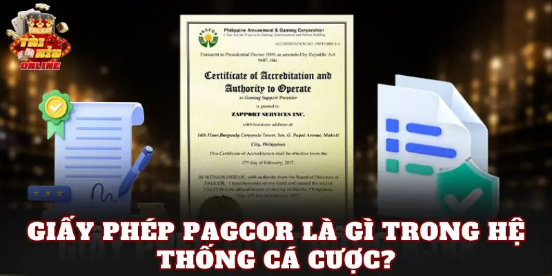 Giấy phép PAGCOR là gì trong hệ thống cá cược?