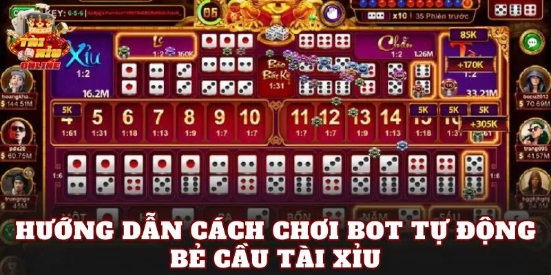 Hướng dẫn cách chơi bot tự động bẻ cầu tài xỉu