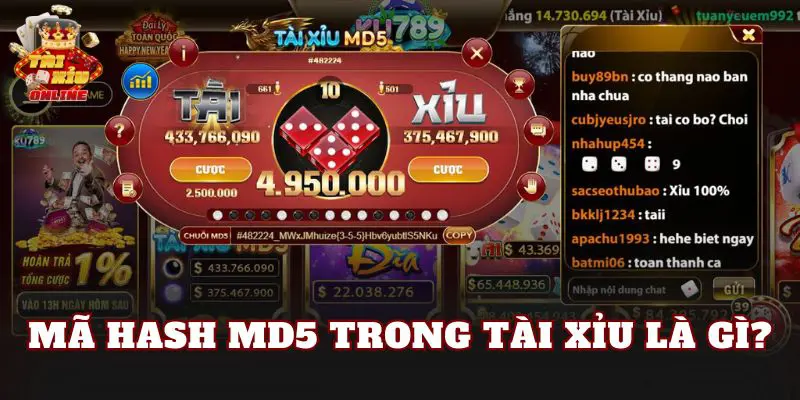Mã hash MD5 trong tài xỉu là gì?