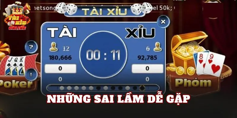 Những sai lầm dễ gặp