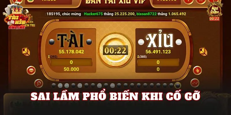 Sai lầm phổ biến khi cố gỡ