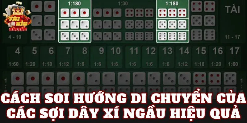 Cách soi hướng di chuyển của các sợi dây xí ngầu hiệu quả