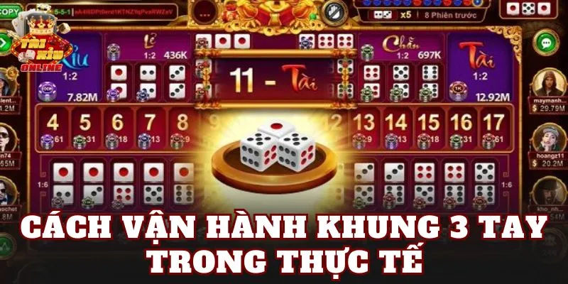 Cách vận hành khung 3 tay trong thực tế