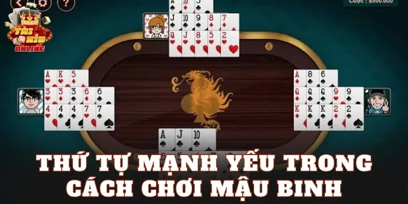 Thứ tự mạnh yếu trong cách chơi mậu binh